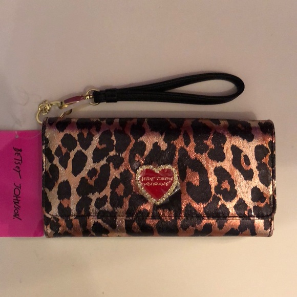 Betsey Johnson Handbags - Betsey Johnson New York trifold wristlet wallet